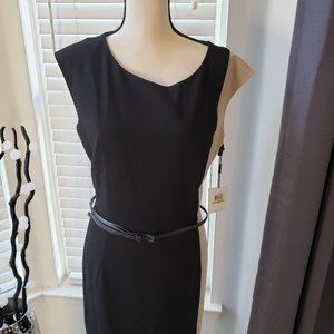 Black and Tan Calvin Klein Dress